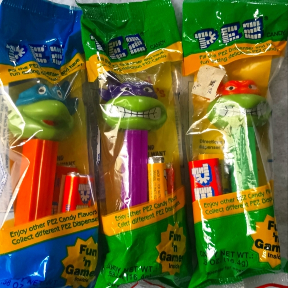 Ninja turtle Vintage pez Dispensers